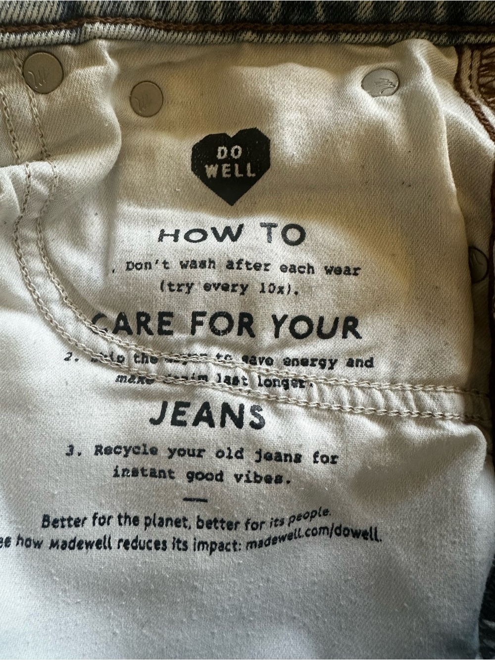 Madewell | Superwide-Leg Jeans Lafontaine Wash 100% Rigid Cotton Sz 28 EUC - Picture 9 of 15